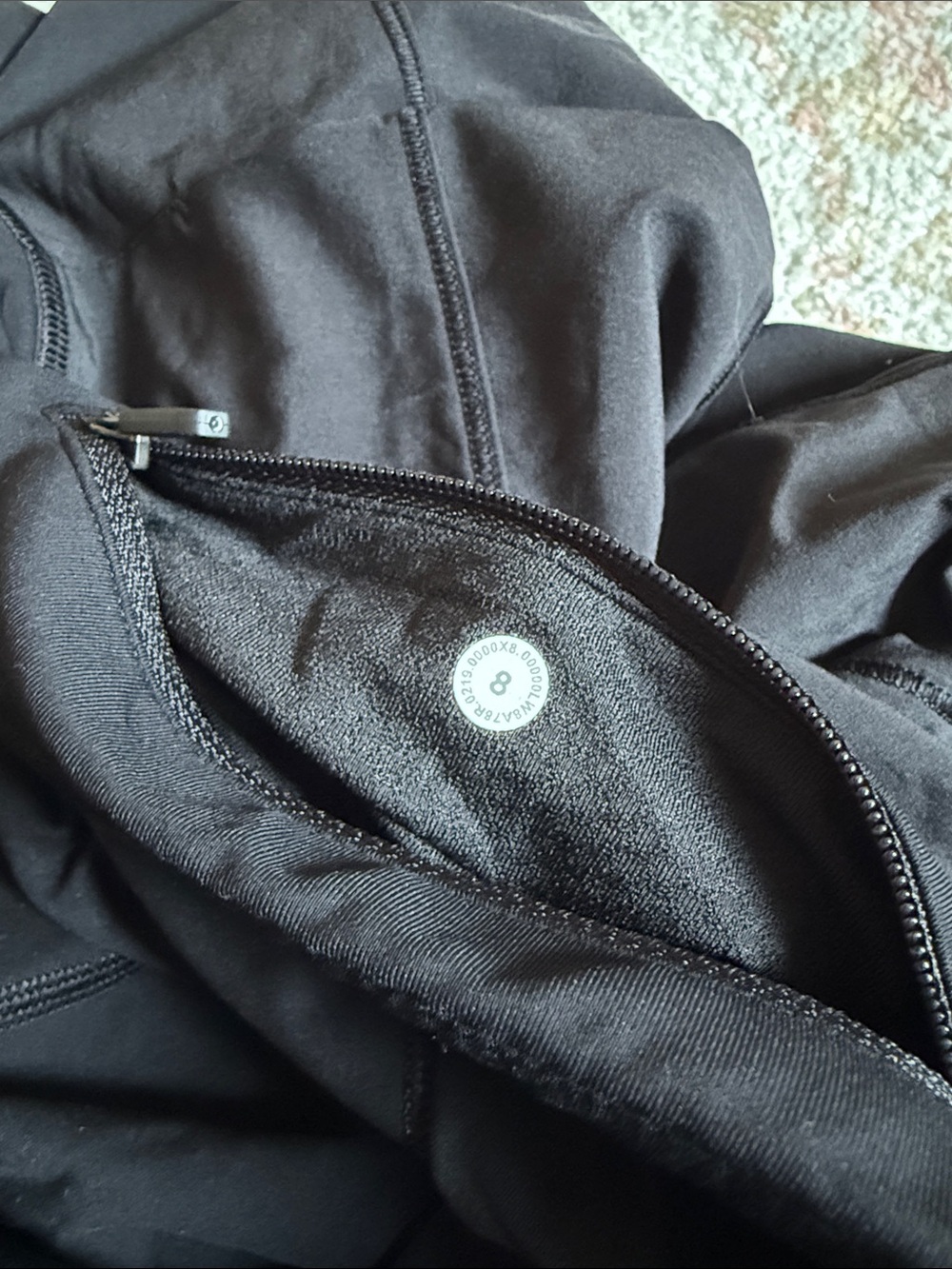 Women’s Lululemon Tiered Black Athletic Skirt, with built in shorts - Picture 3 of 3
